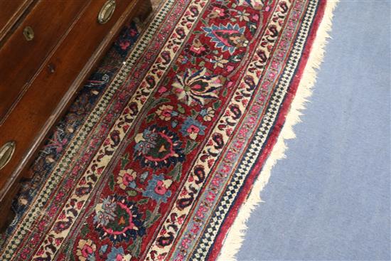 A large Tabriz carpet 460cm x 318cm